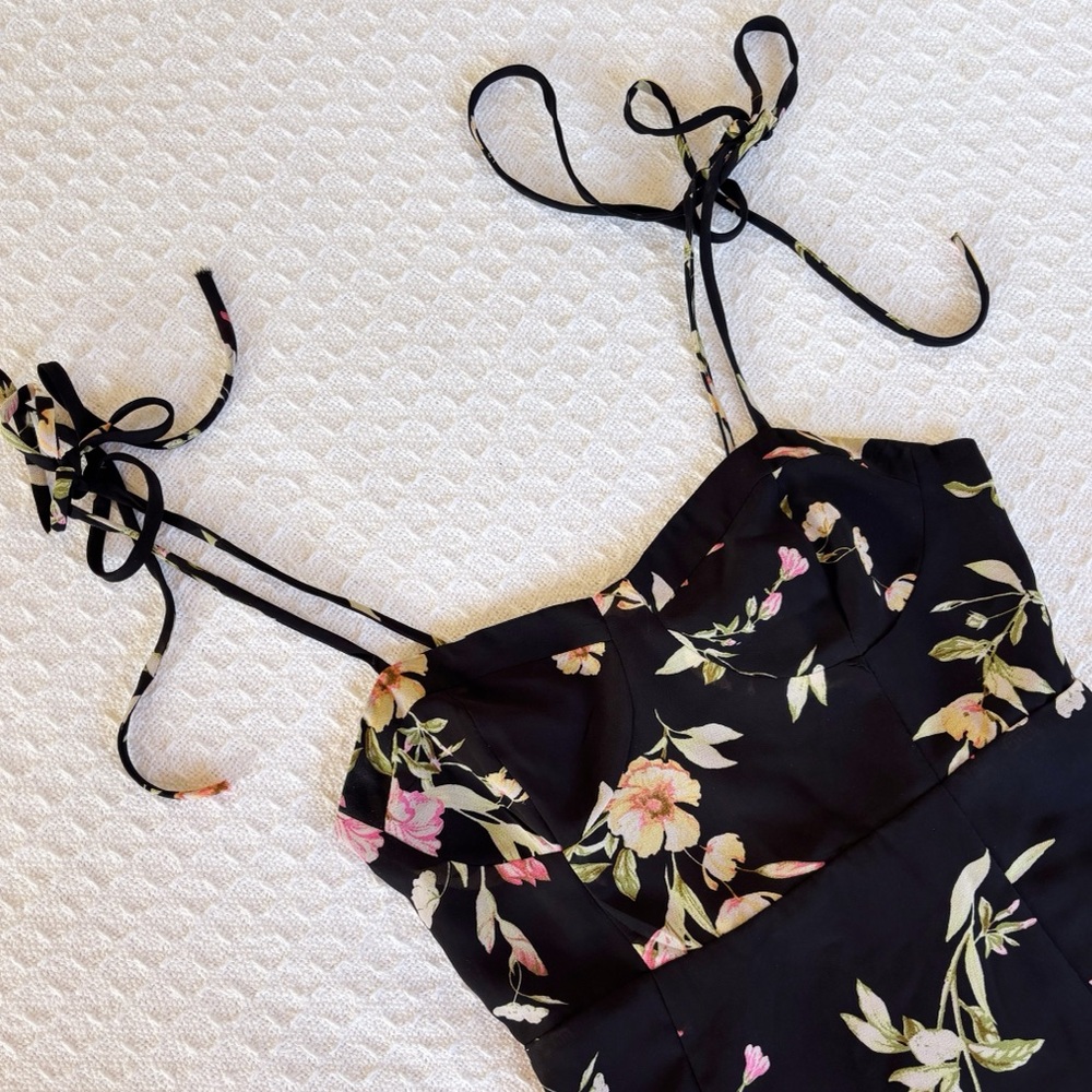 corset style floral sundress - Picture 5 of 7